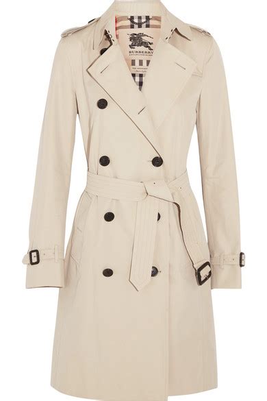 burberry london cotton gabardine trench coat|burberry kensington trench coat long.